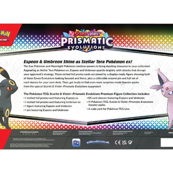 Pokemon Prismatic Evolutions Premium Figure Collection (Factory Sealed, On Hand) - Picture 3 of 4